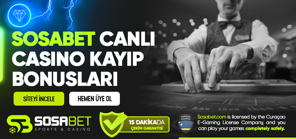 Sosabet Canlı Casino Kayıp Bonusları