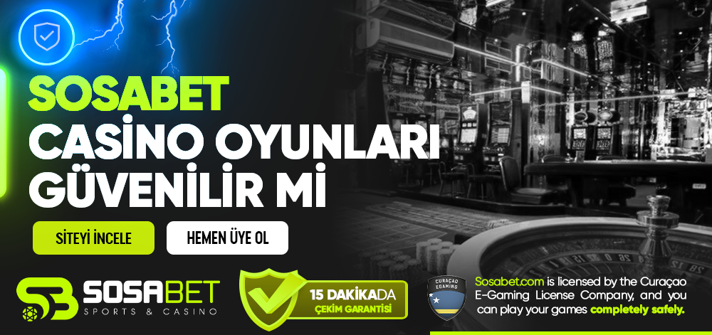 Sosabet Casino Oyunları Güvenilir Mi